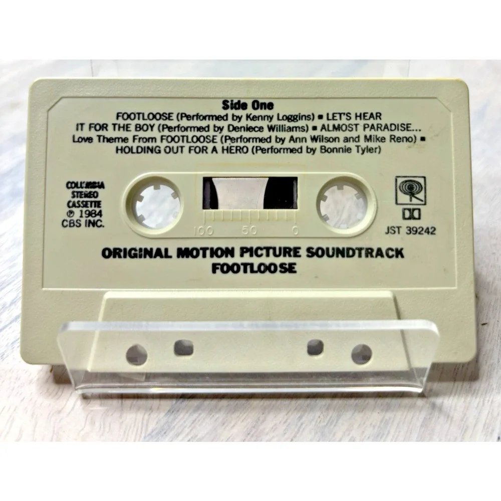 Footloose Original Soundtrack Cassette Tape 1984 Columbia Records Retro Vintage - Picture 3 of 3